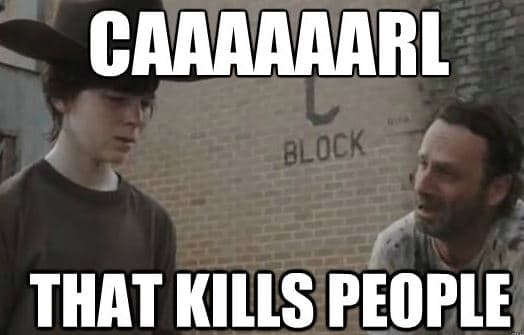 Carl! meme template - Carl