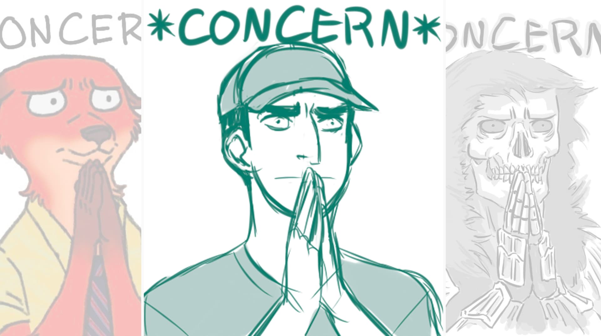 *Concern* meme template - Concern