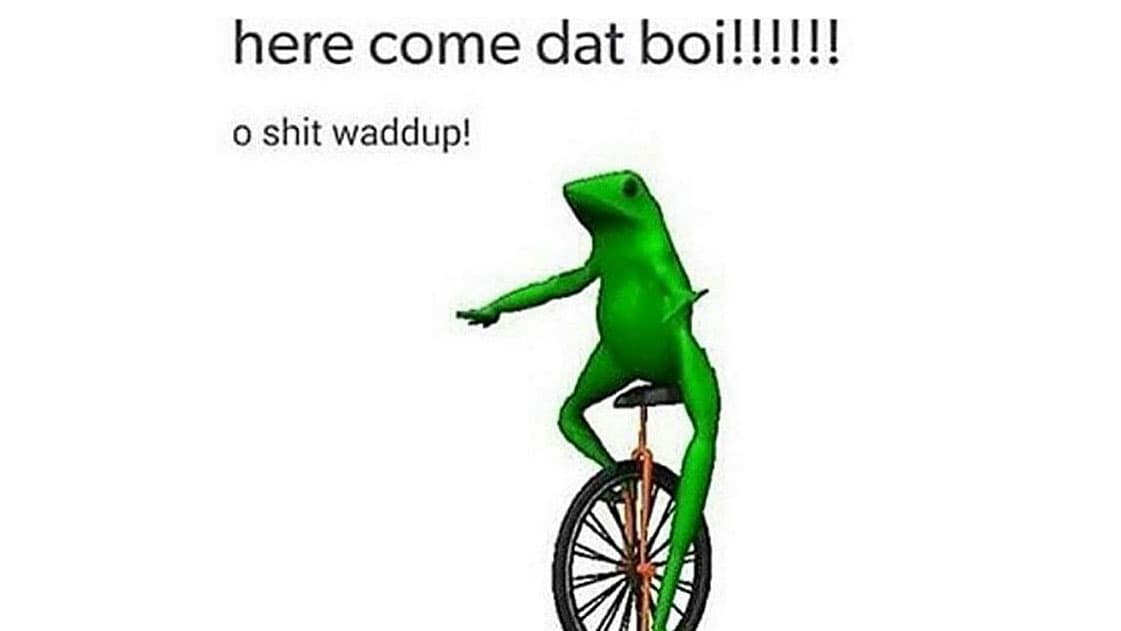 Dat Boi meme template - Dat Boi