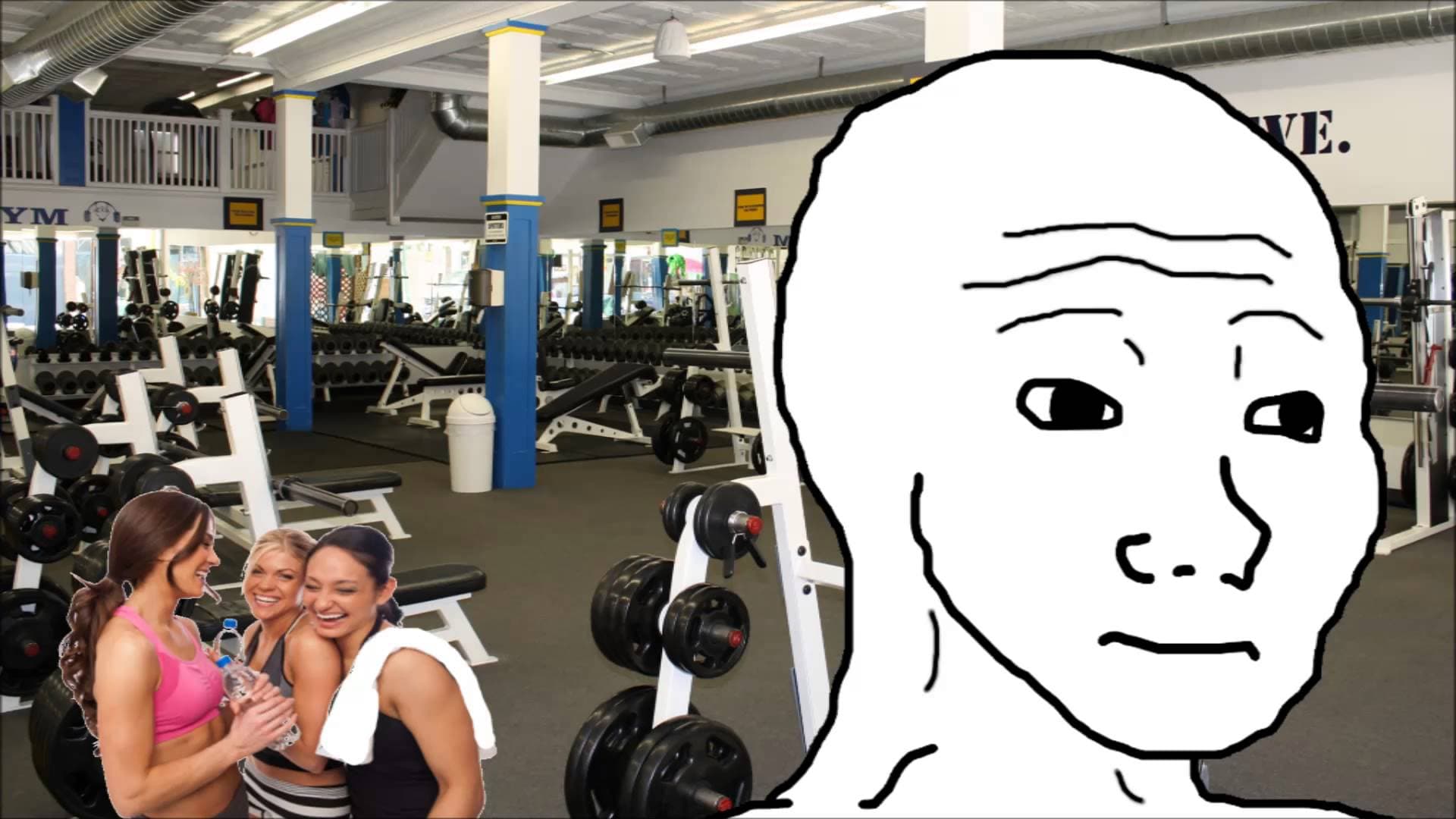 Manlet meme template - Manlet