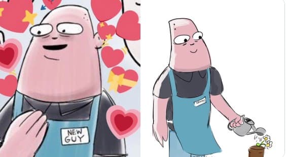 New Guy meme template - New Guy