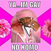 No Homo meme template - No Homo