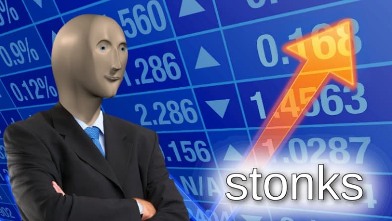Stonks meme template - Stonks