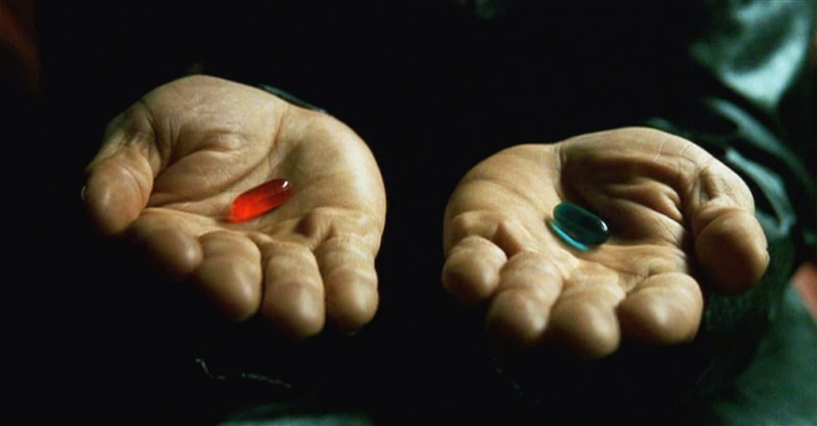 Red pill blue pill meme template - Red Pill Blue Pill