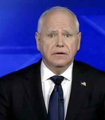 Tim Walz Worried Face