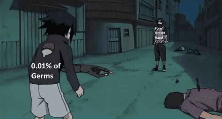 0.01% of Germs meme template - 0.01% of Germs