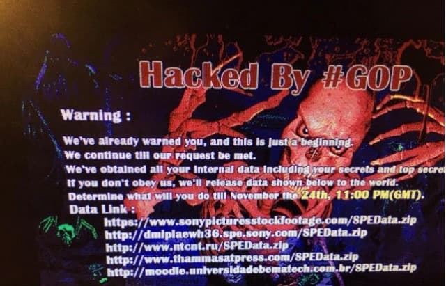 2014 Sony Pictures Hack meme template - 2014 Sony Pictures Hack