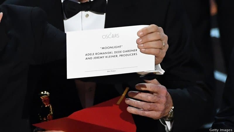 2017 Academy Awards Best Picture Gaffe meme template - 2017 Oscars