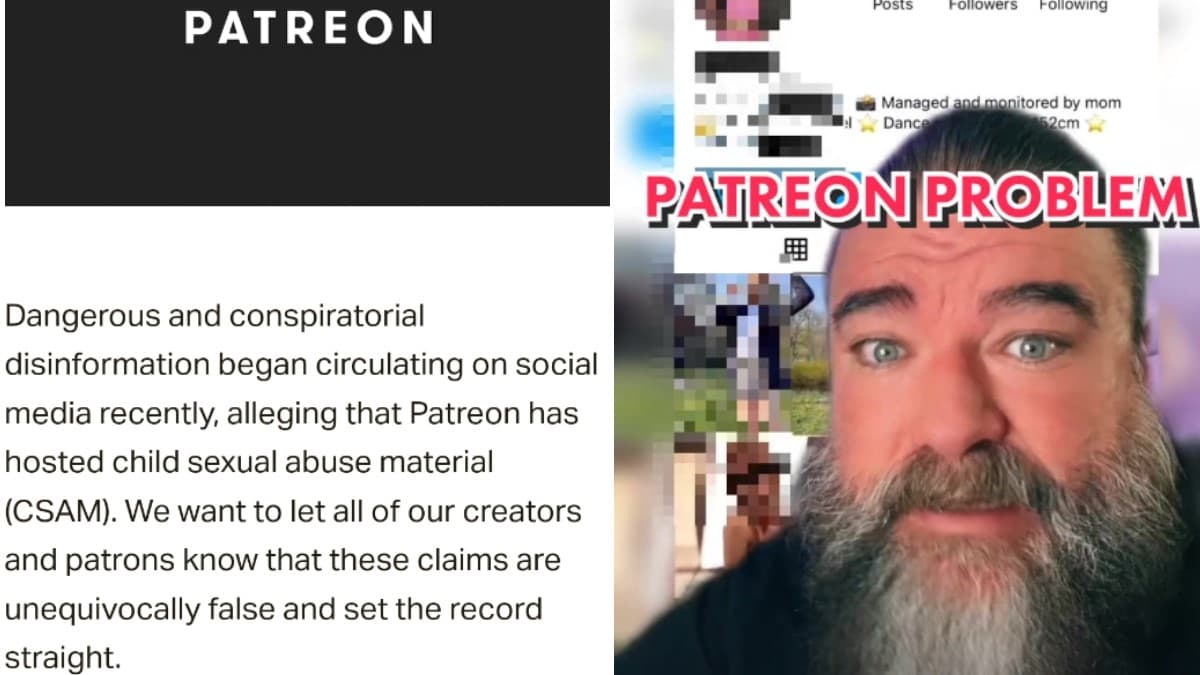 2022 Patreon Child Material Allegations meme template - Patreon Controversy