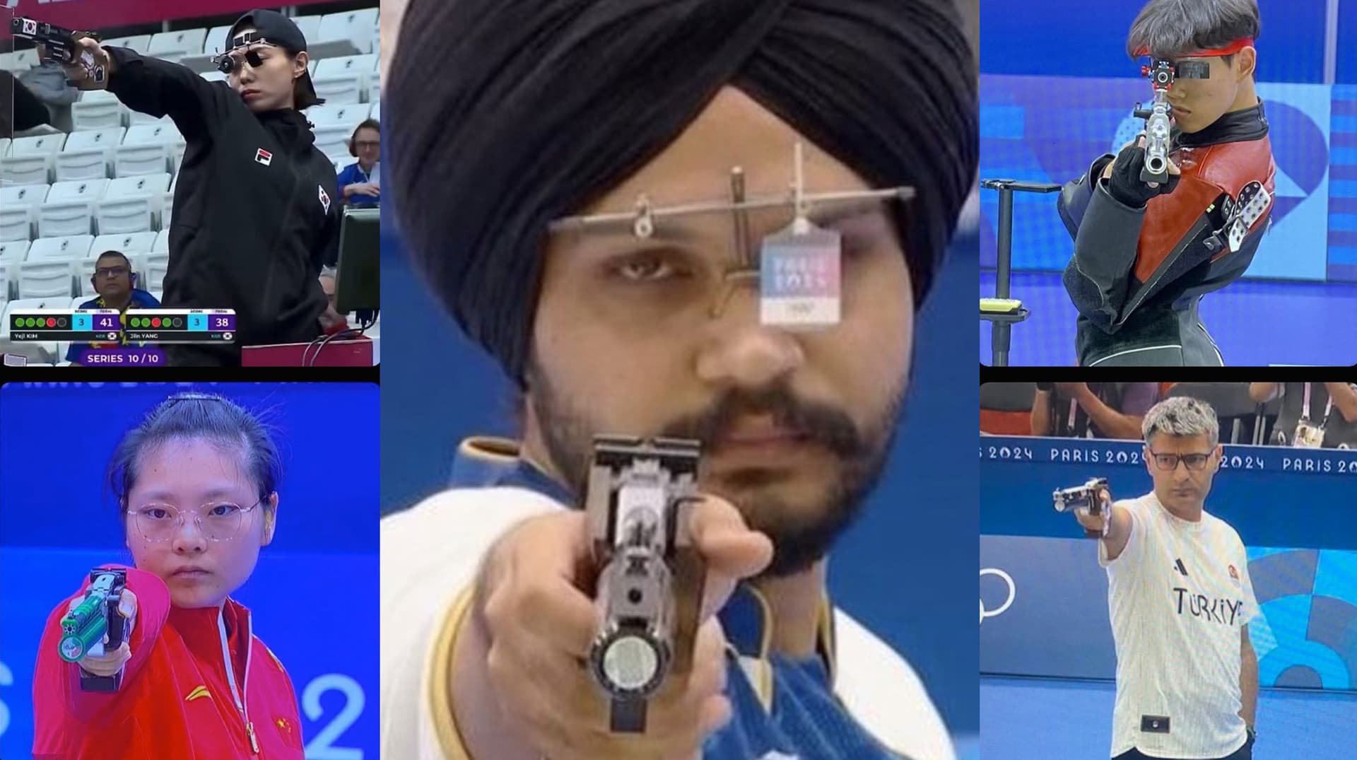 2024 Olympic Shooters meme template - 2024 Olympic Shooters