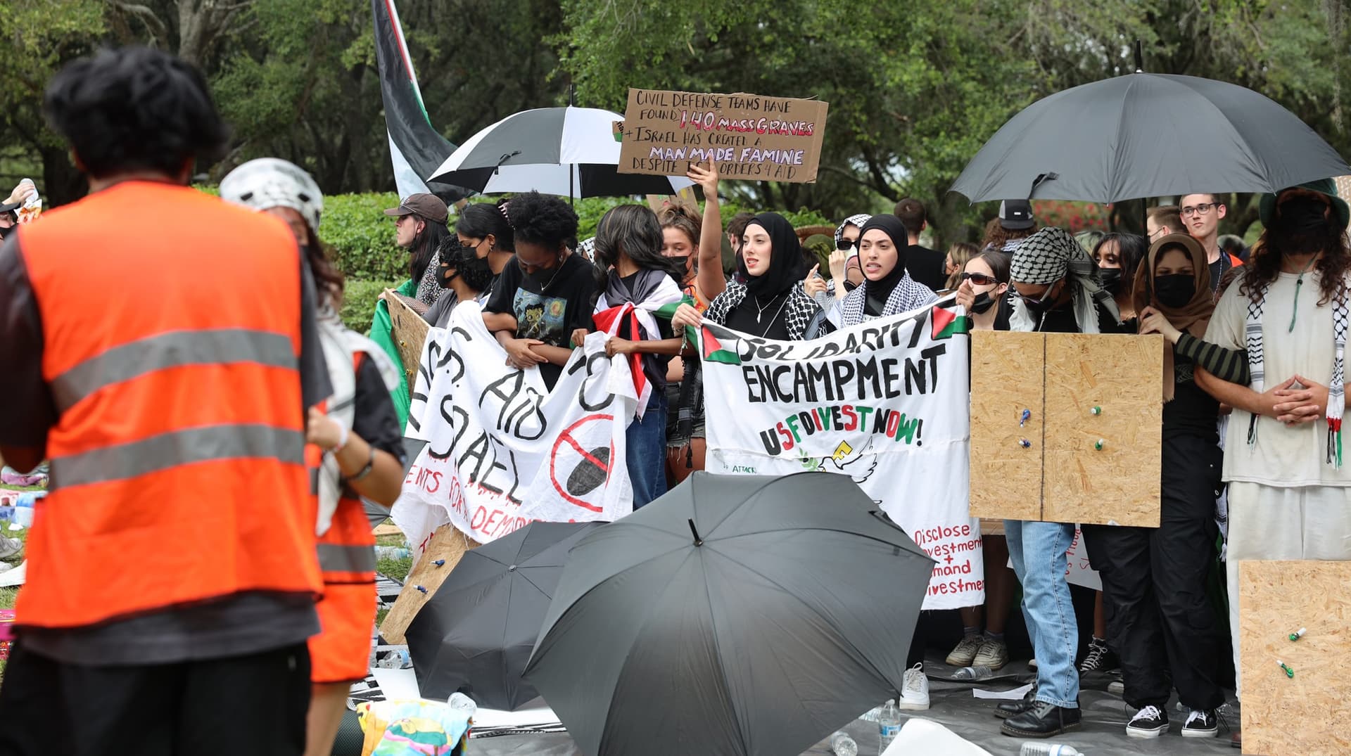 2024 Pro-Palestinian College Protests / Gaza Solidarity Encampments meme template - 2024 College Protest