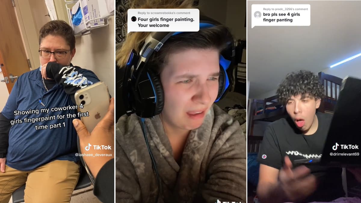 4 Girls Finger Paint meme template - 4 Girls Finger Paint