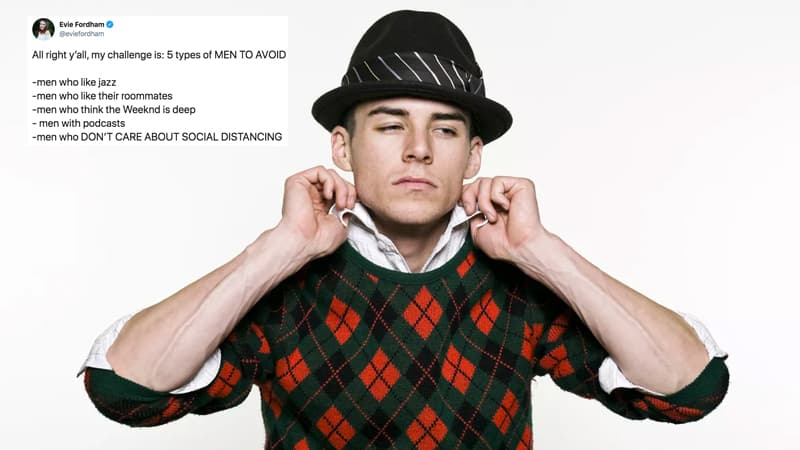 5 Types of Men to Avoid Challenge meme template - 5 Types of Men to Avoid Challenge