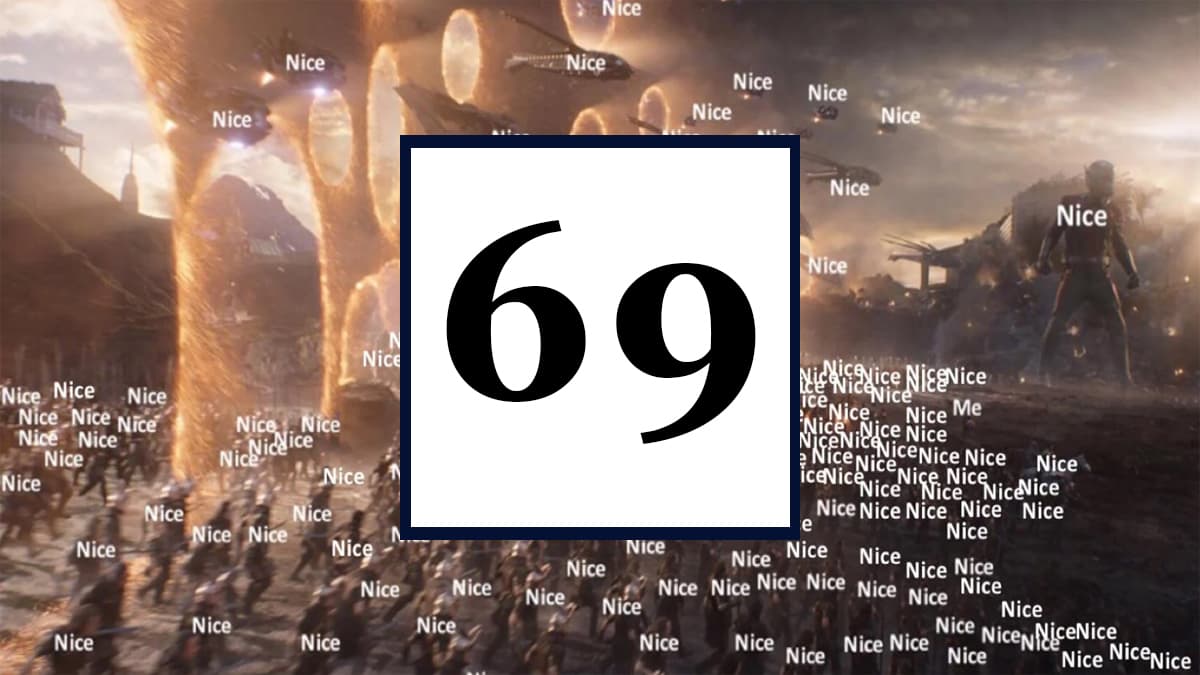 69 / Sixty-Nine meme template - 69
