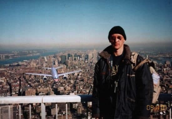 9/11 Tourist Guy meme template - 9/11 Tourist Guy
