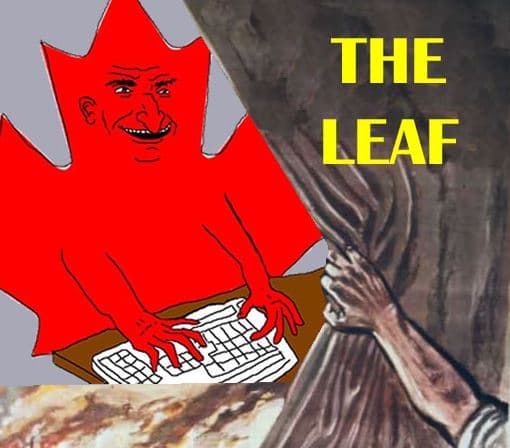 A Fucking Leaf meme template - A Fucking Leaf