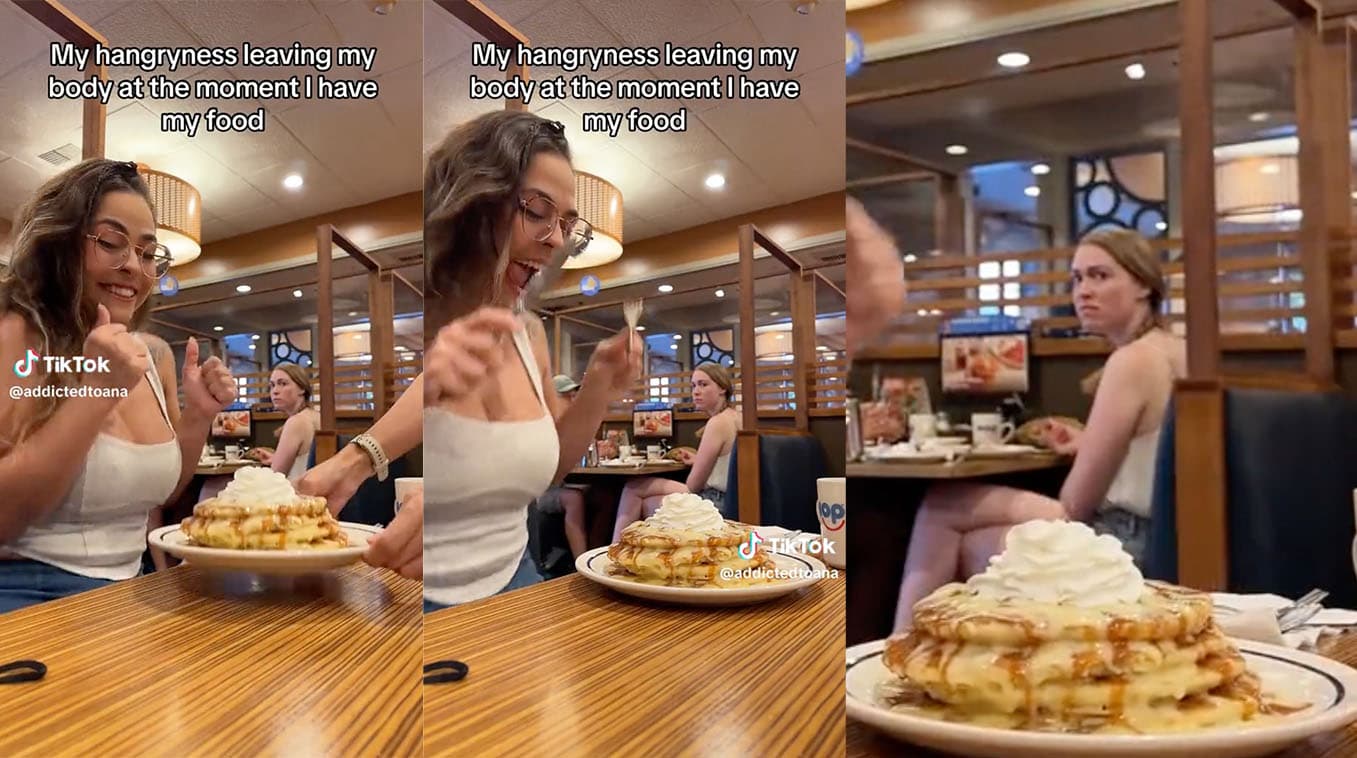 Addictedtoana IHOP Dance / We're All The Person At The Next Table meme template - Addictedtoana IHOP