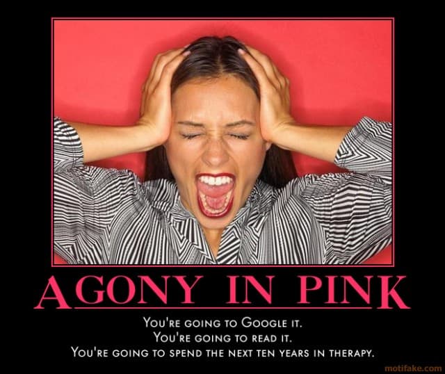 Agony in Pink meme template - Agony in Pink