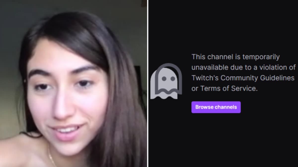 Aielieen1 Twitch Nudity Ban meme template - Aielieen1 Twitch Ban