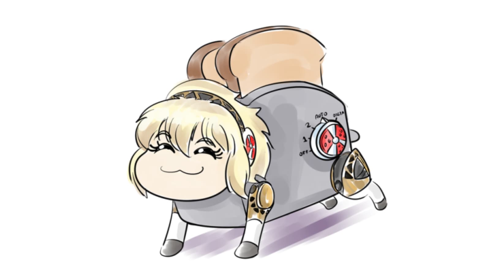 Aigis Toaster meme template - Aigis Toaster