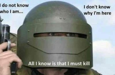 All I Know Is That I Must Kill meme template - All I Know Is That I Must Kill
