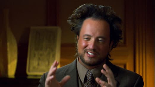 Ancient Aliens meme template - Ancient Aliens