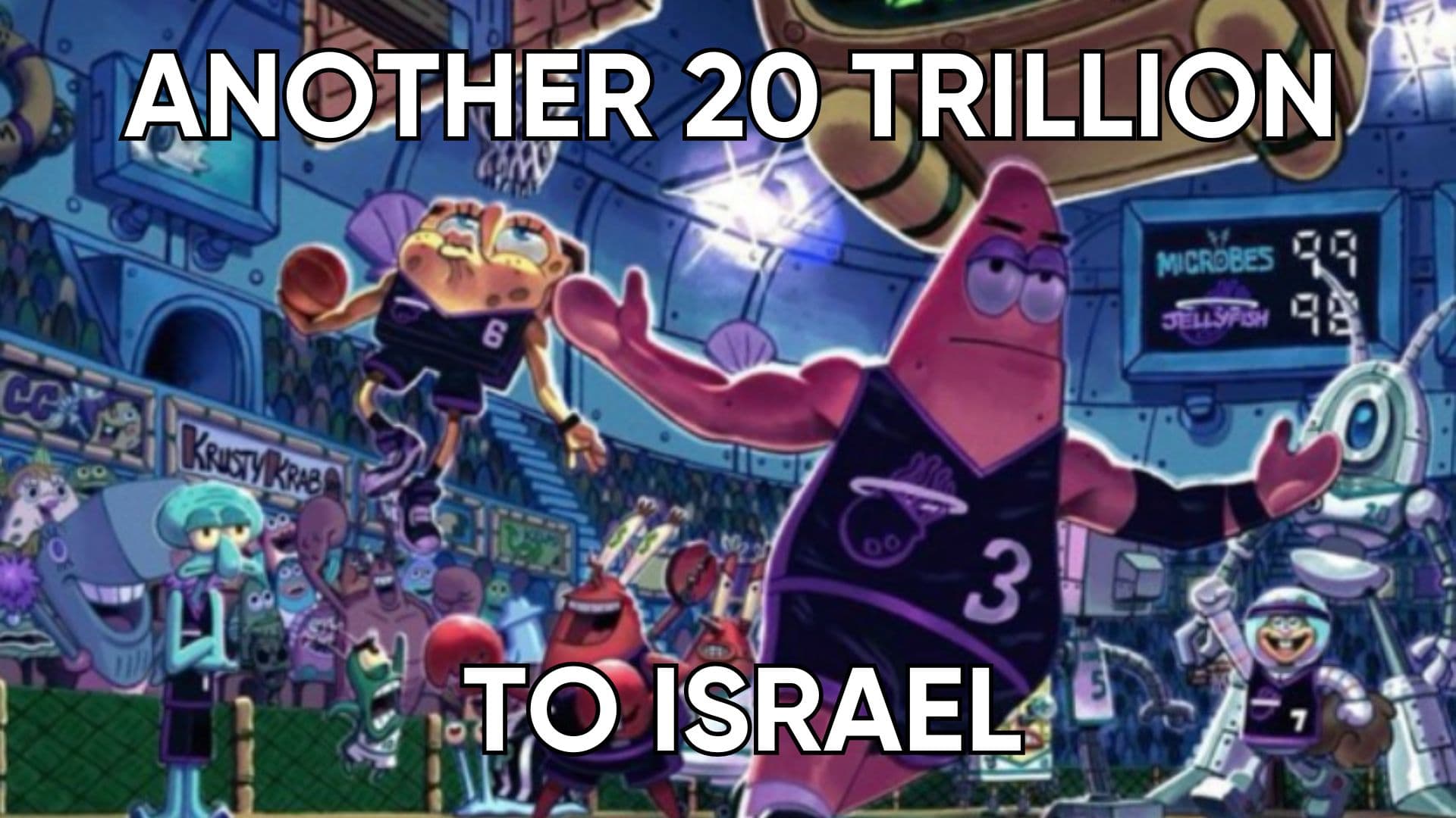 Another 20 Trillion to Israel meme template - Another 20 Trillion to Israel