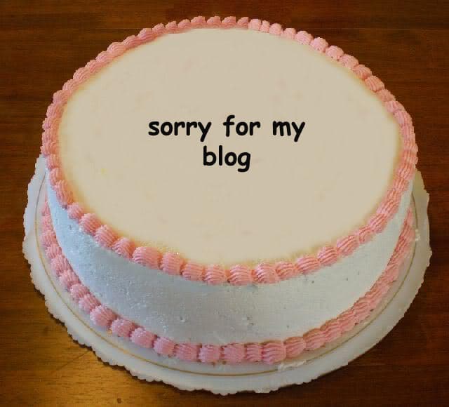 Apology Cakes meme template - Apology Cakes