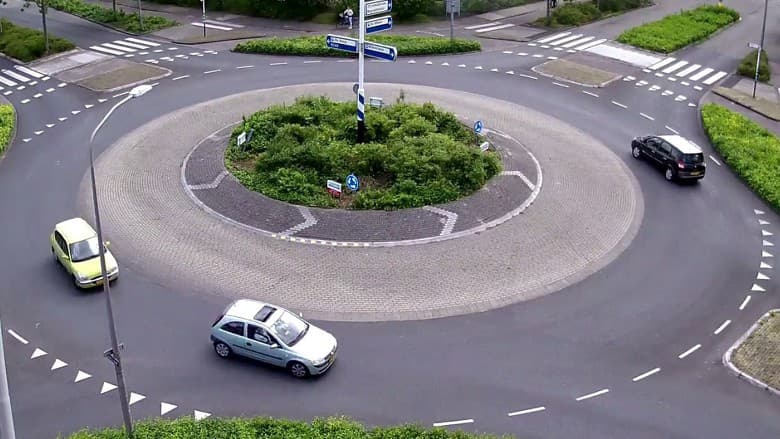 Archie Europe Roundabout Cam Purmerend meme template - Archie Europe Roundabout