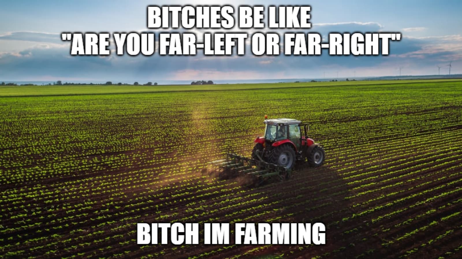 Are You Far-Left or Far-Right meme template - Are You Far-Left or Far-Right