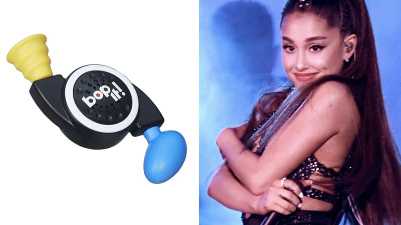 Ariana Grande "Bop It" meme template - Ariana Grande Bop It
