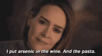 Arsenic In the Wine and the Pasta meme template - Arsenic In the Wine and the Pasta