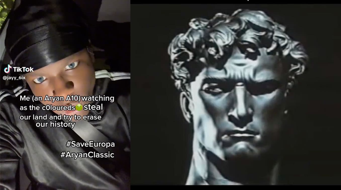 Aryan Classic TikTok / Save Europa Mfers meme template - Aryan Classic