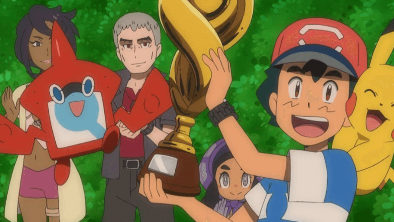 Ash Ketchum Becomes Pokémon League Champion meme template - Ash Ketchum Champion