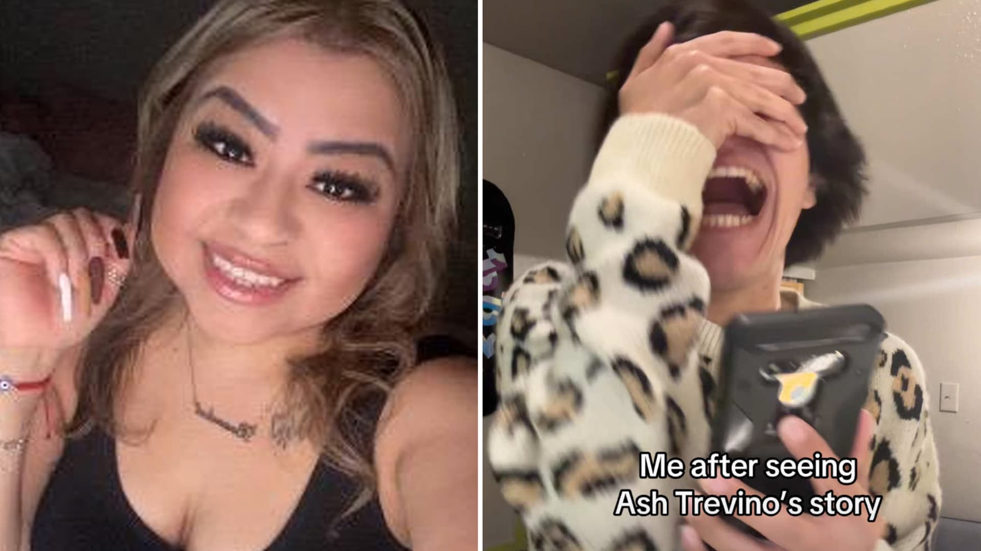 Ash Trevino TikTok Story meme template - Ash Trevino TikTok