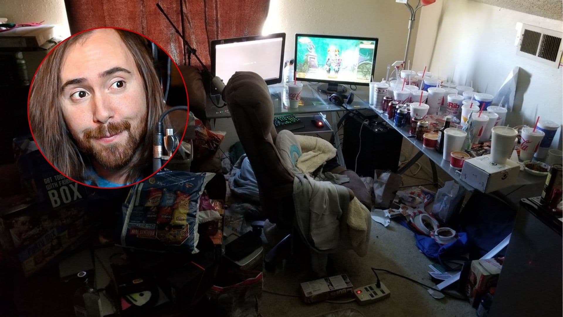 Asmongold's Bedroom / Asmongold's House meme template - Asmongold Bedroom