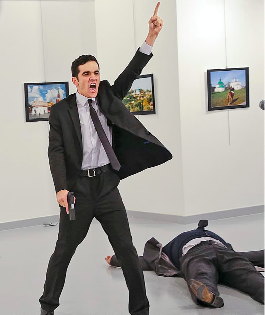 Assassination of Andrey Karlov meme template - Assassination of Andrey Karlov