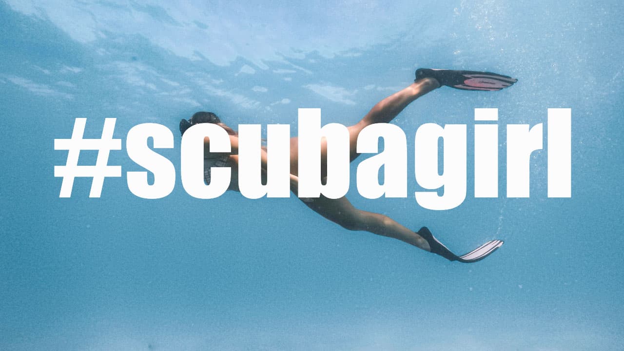 ASU Scuba Girl meme template - ASU Scuba Girl