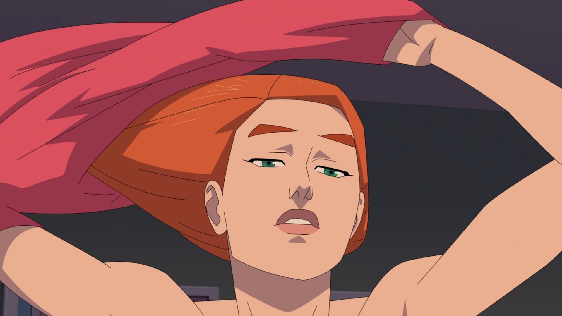 Atom Eve Undressing meme template - Atom Eve