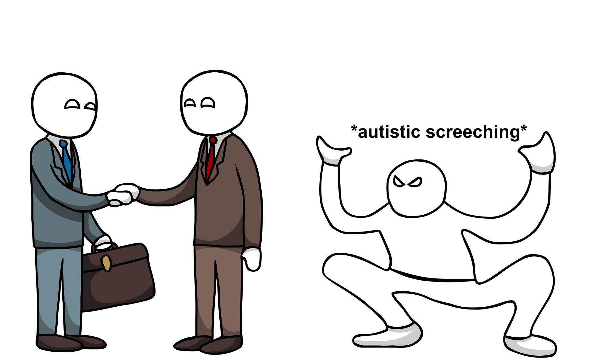 Autistic Screeching meme template - Autistic Screeching