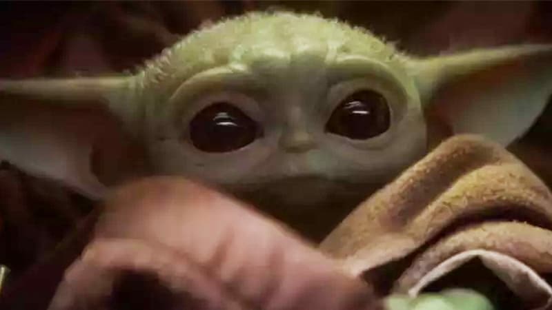 Baby Yoda / Grogu meme template - Baby Yoda