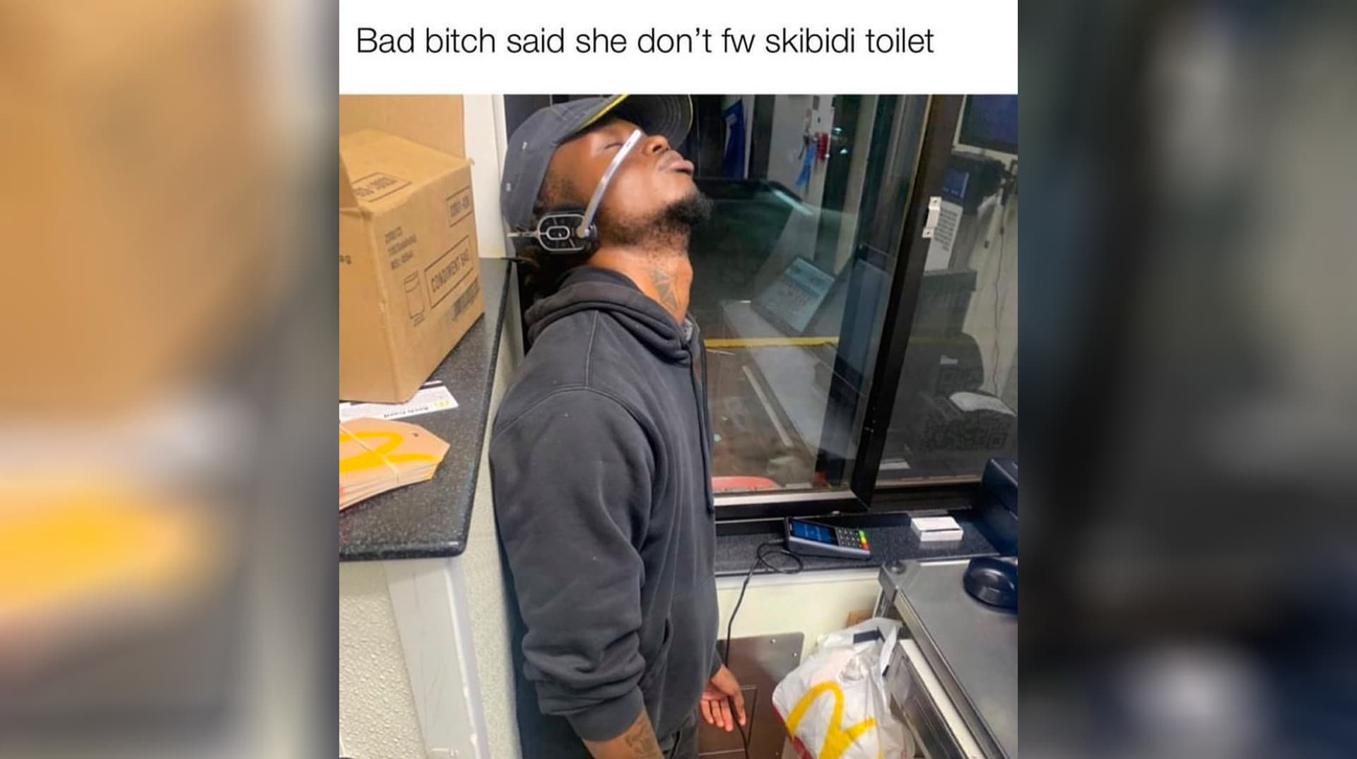Bad Bitch Said She Don't Fw Skibidi Toilet meme template - Skibidi Toilet