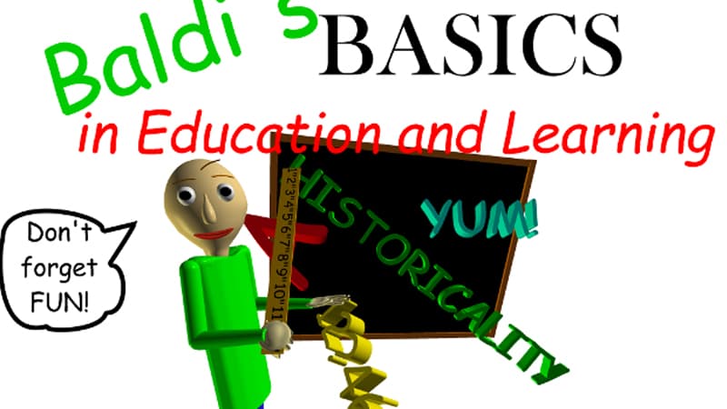 Baldi's Basics in Education and Learning meme template - Baldi's Basics