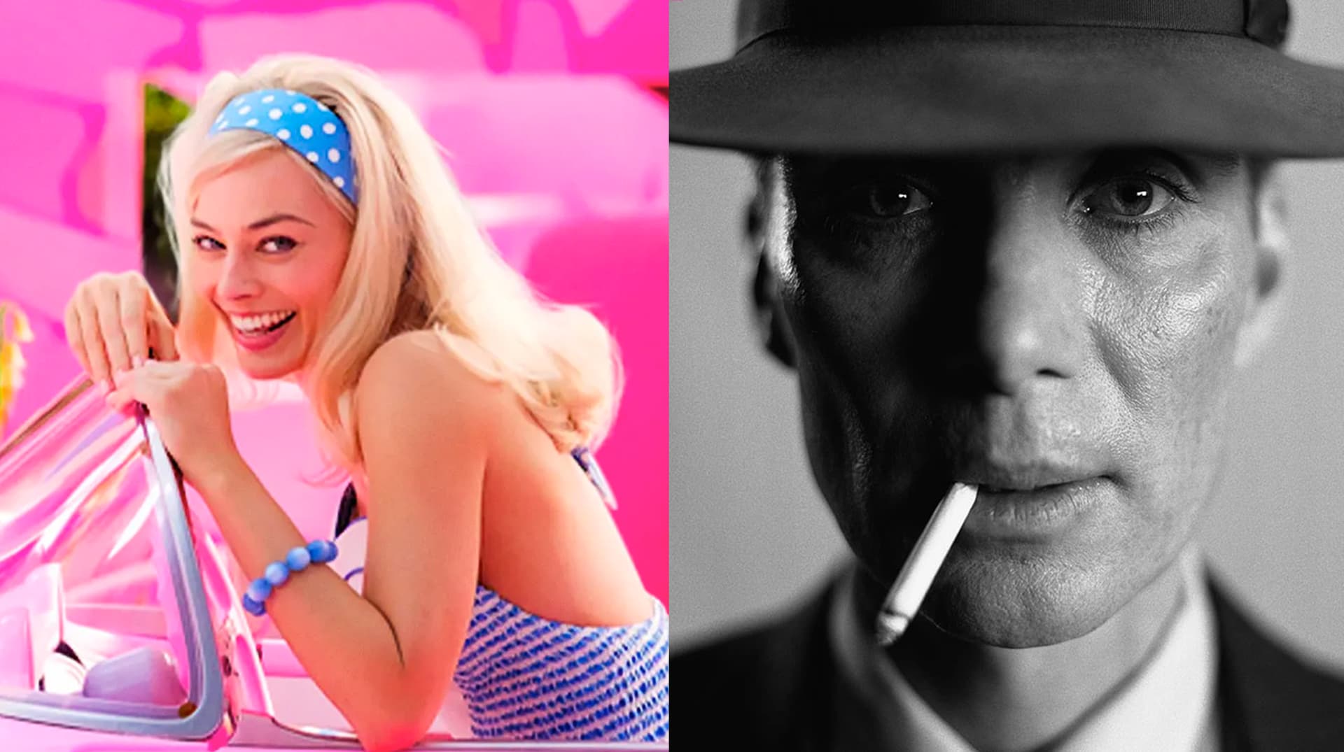 Barbie vs. Oppenheimer meme template - Barbie vs Oppenheimer