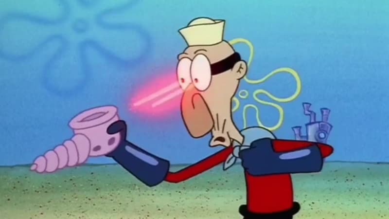 Barnacle Boy's Sulfur Vision meme template - Barnacle Boy Sulfur Vision