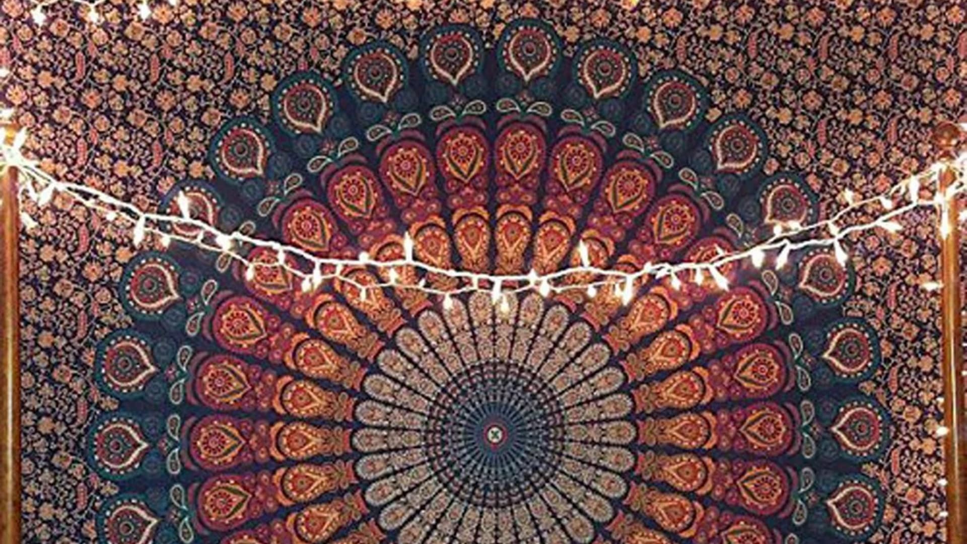 Basic White Girl Tapestry / Mid Girl Pride Flag meme template - Basic White Girl Tapestry