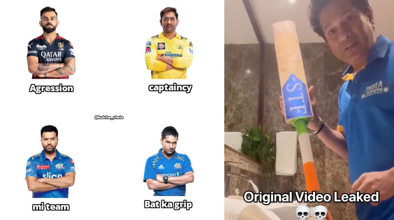 Bat Ka Grip Nikalke / Sachin Tendulkar Saying "Ae Vedya" meme template - Ae Vedya