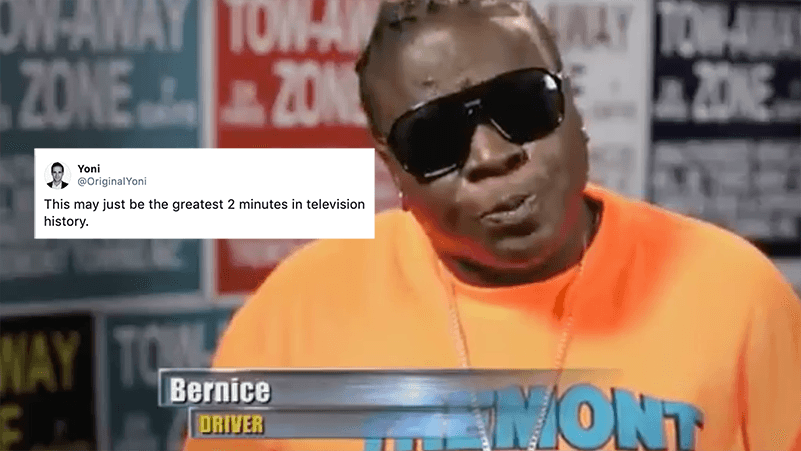 Bernice South Beach Tow meme template - Bernice South Beach Tow