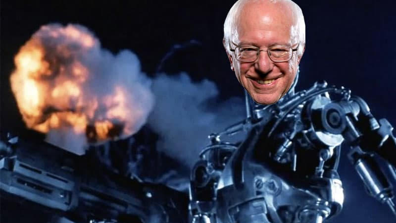 Bernie Bot meme template - Bernie Bot