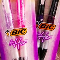 BIC's For Her Ballpoint Pen Reviews meme template - BIC For Her